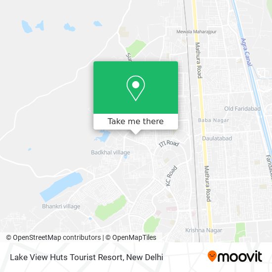 Lake View Huts Tourist Resort map