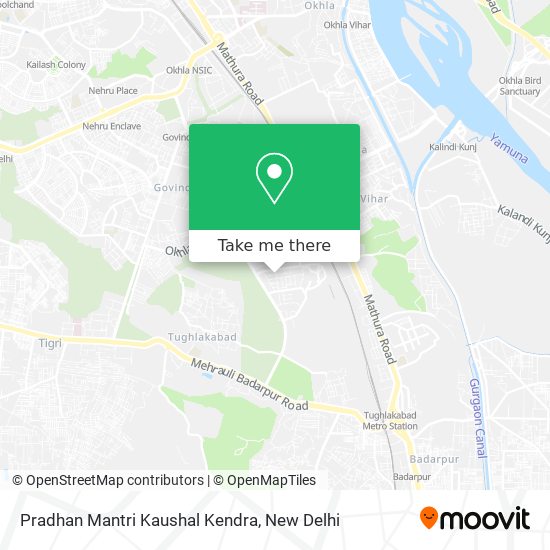 Pradhan Mantri Kaushal Kendra map