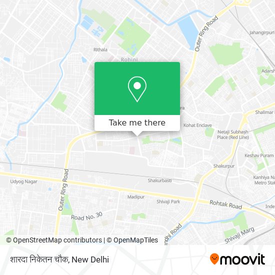 शारदा निकेतन चौक map