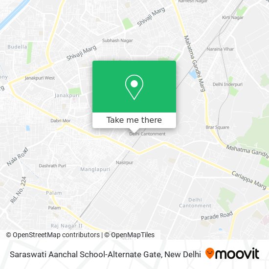 Saraswati Aanchal School-Alternate Gate map