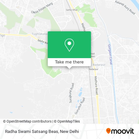 Radha Swami Satsang Beas map
