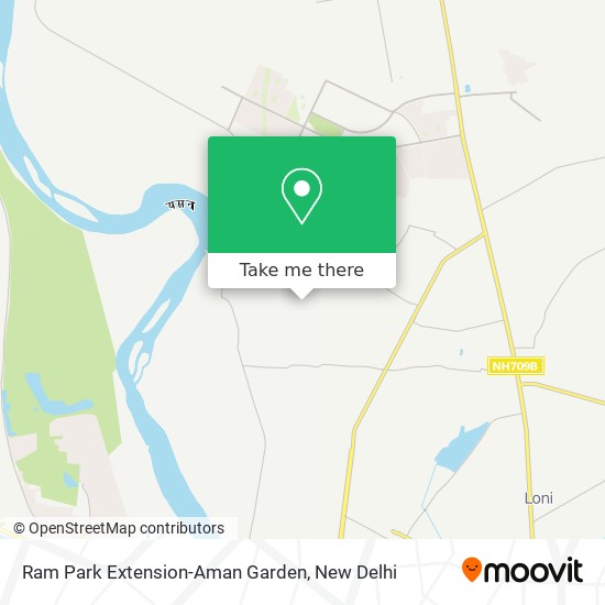 Ram Park Extension-Aman Garden map