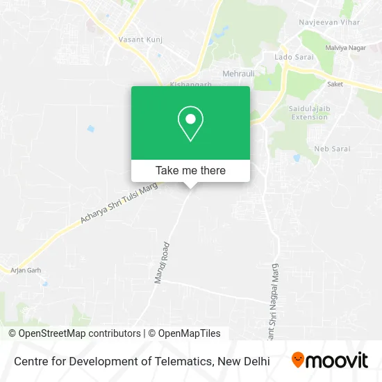 Centre for Development of Telematics map