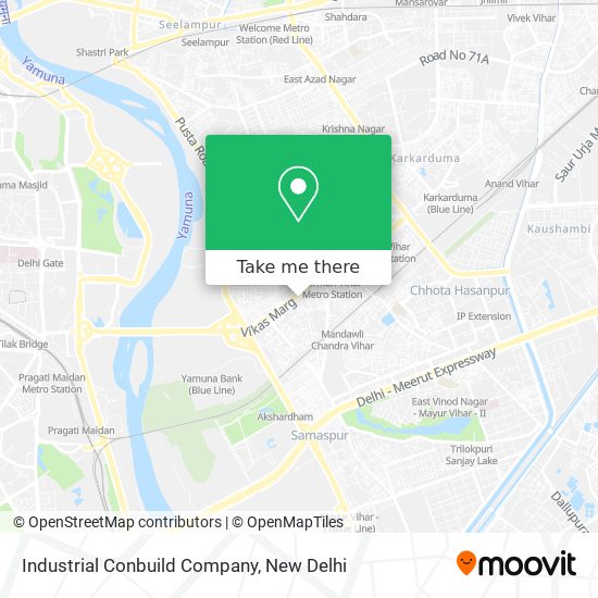 Industrial Conbuild Company map