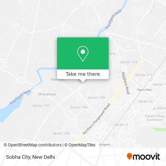 Sobha City map