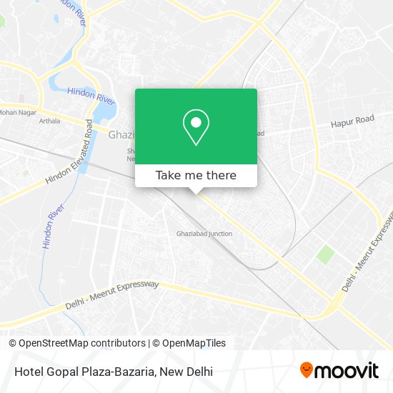 Hotel Gopal Plaza-Bazaria map