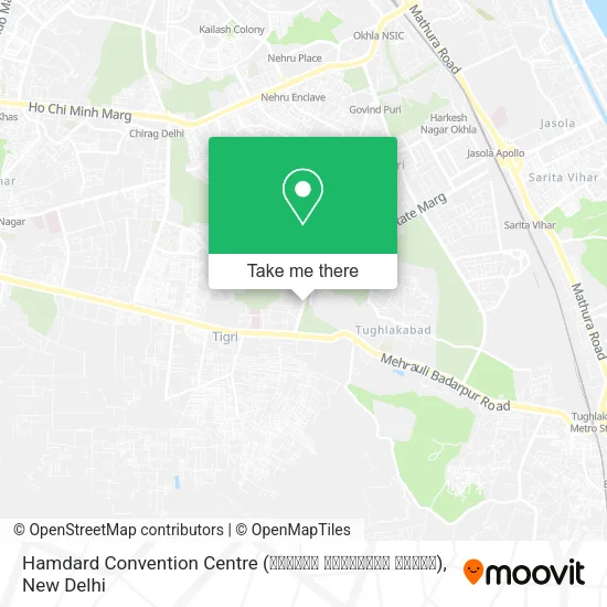 Hamdard Convention Centre (हमदर्द कन्वेंशन सेंटर) map