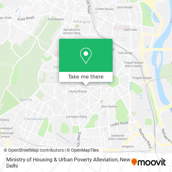 Ministry of Housing & Urban Poverty Alleviation map