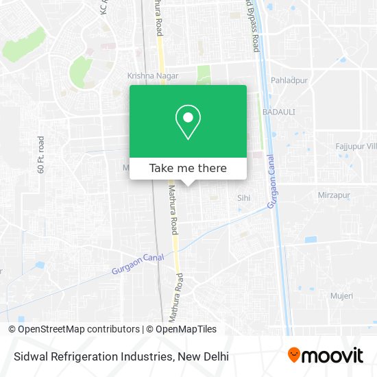 Sidwal Refrigeration Industries map