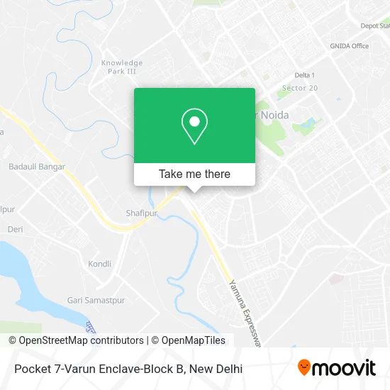 Pocket 7-Varun Enclave-Block B map