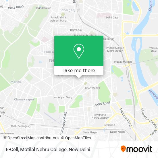 E-Cell, Motilal Nehru College map