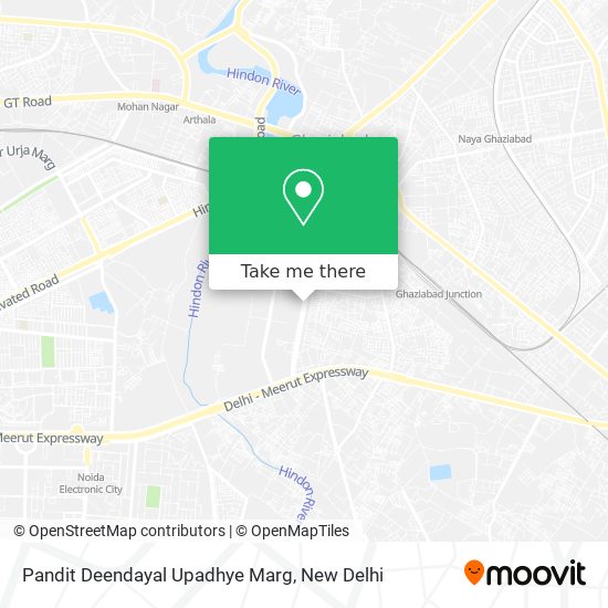 Pandit Deendayal Upadhye Marg map