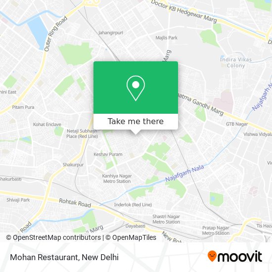 Mohan Restaurant map