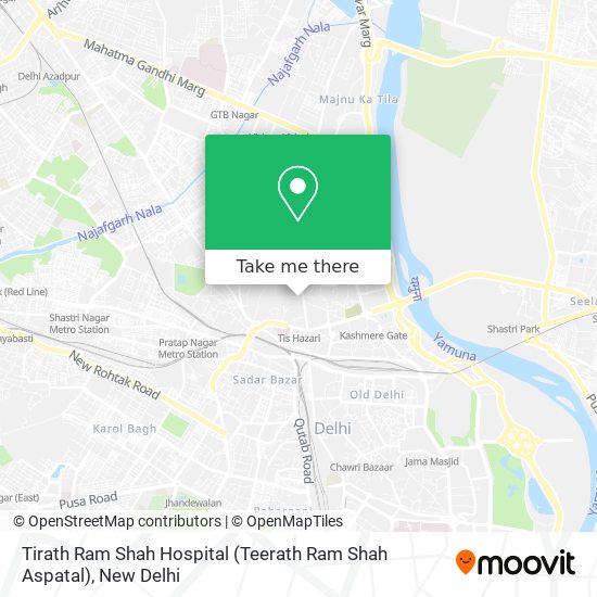 Tirath Ram Shah Hospital (Teerath Ram Shah Aspatal) map