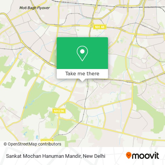 Sankat Mochan Hanuman Mandir map