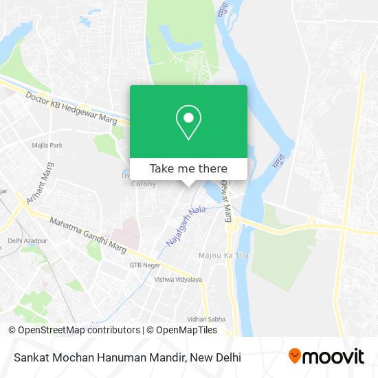 Sankat Mochan Hanuman Mandir map