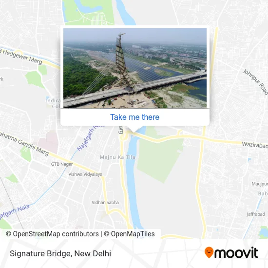 Signature Bridge map