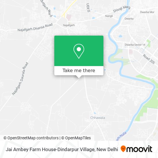 Jai Ambey Farm House-Dindarpur Village map