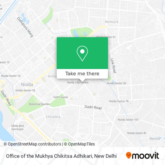 Office of the Mukhya Chikitsa Adhikari map