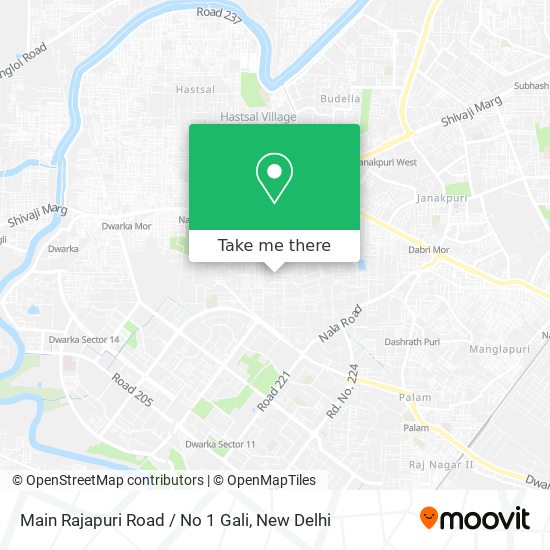 Main Rajapuri Road / No 1 Gali map