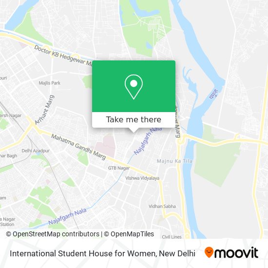 International Student House for Women map