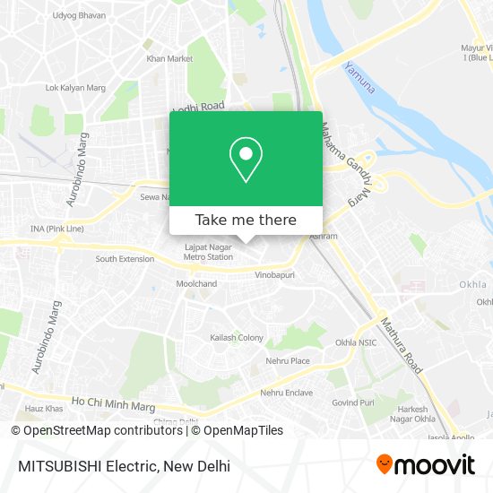 MITSUBISHI Electric map