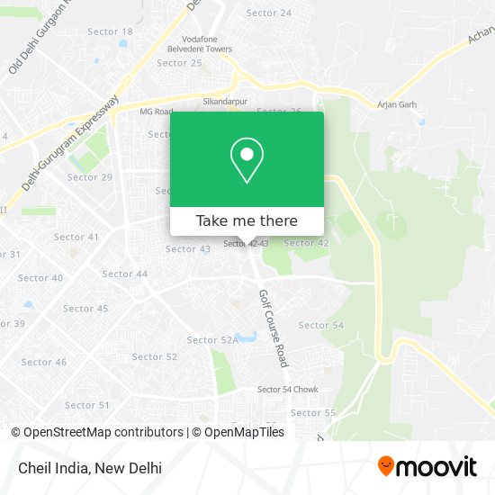 Cheil India map