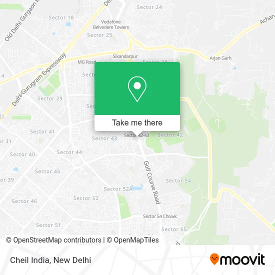 Cheil India map