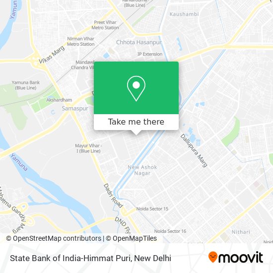 State Bank of India-Himmat Puri map