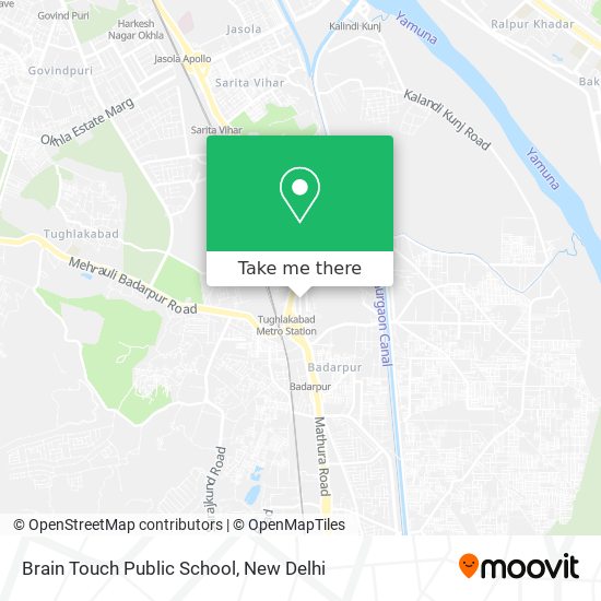 Brain Touch Public School map