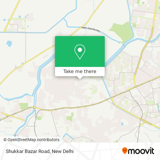 Shukkar Bazar Road map