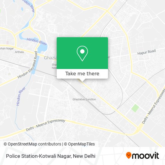 Police Station-Kotwali Nagar map
