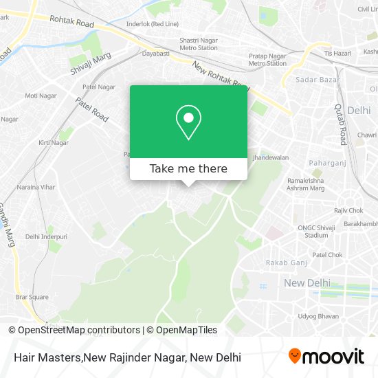 Hair Masters,New Rajinder Nagar map