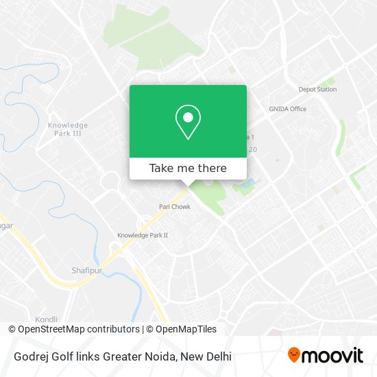 Godrej Golf links Greater Noida map