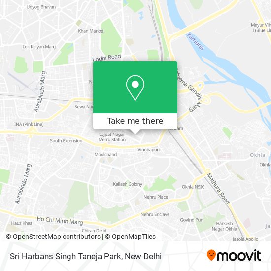 Sri Harbans Singh Taneja Park map