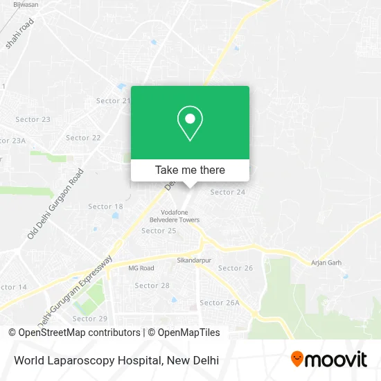 World Laparoscopy Hospital map