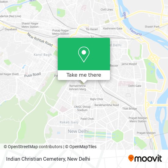 Indian Christian Cemetery map
