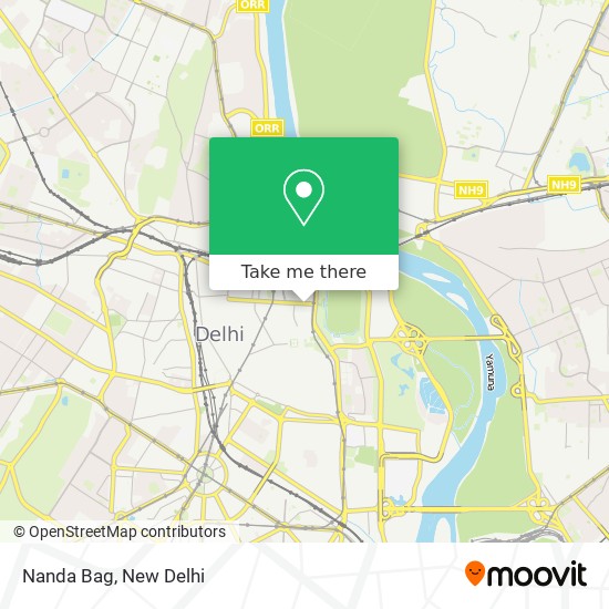 Nanda Bag map