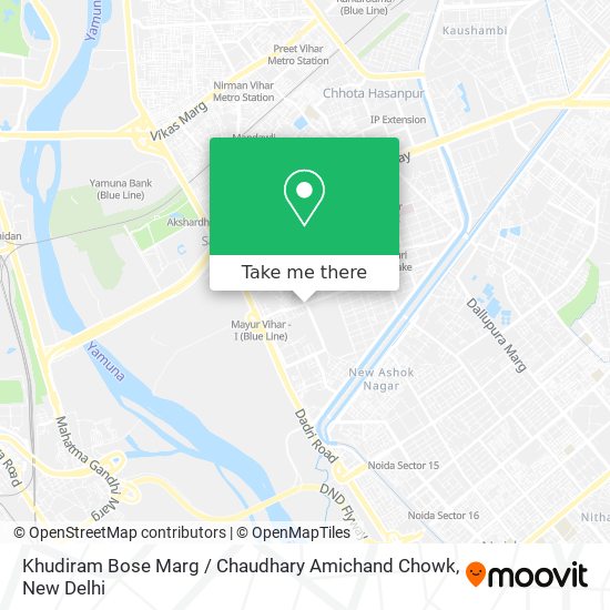 Khudiram Bose Marg / Chaudhary Amichand Chowk map