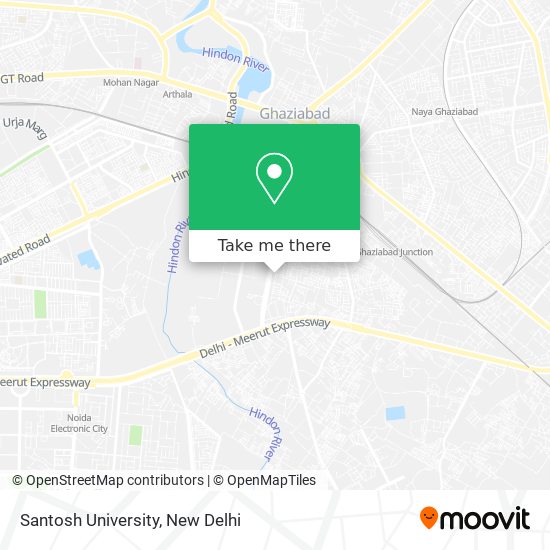 Santosh University map