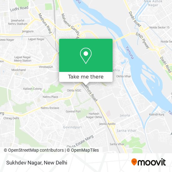 Sukhdev Nagar map