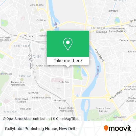 Gullybaba Publishing House map