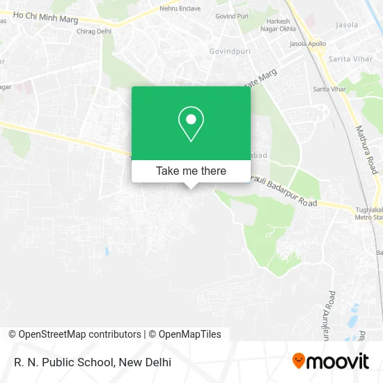 R. N. Public School map