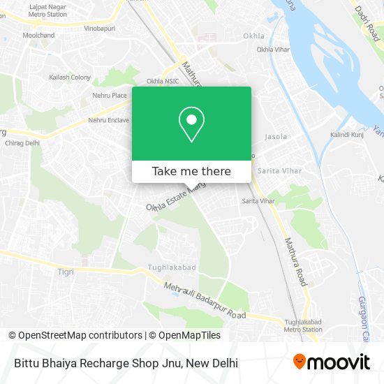Bittu Bhaiya Recharge Shop Jnu map