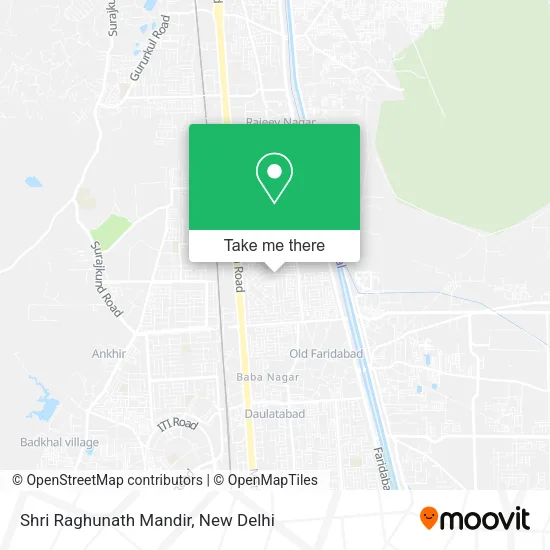 Shri Raghunath Mandir map