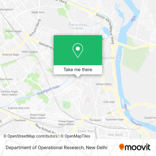 Department of Operational Research map