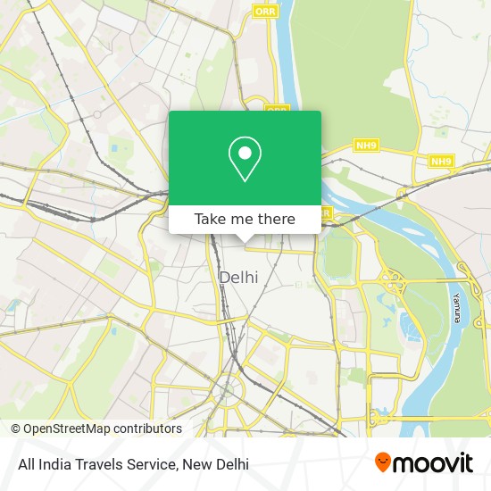 All India Travels Service map