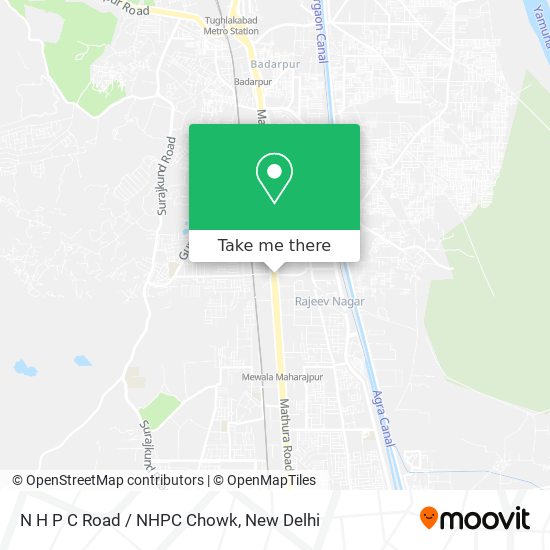 N H P C Road / NHPC Chowk map