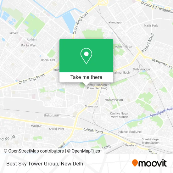 Best Sky Tower Group map