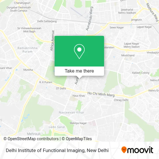 Delhi Institute Of Functional Imaging map